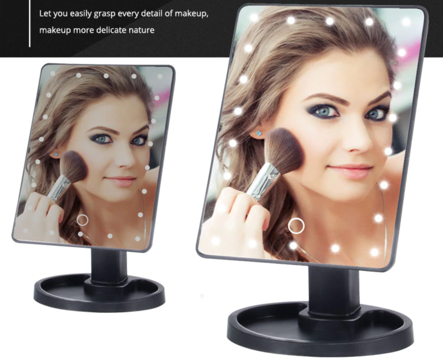 Espejo LED para Maquillaje mas preciso y perfecto