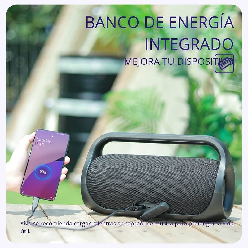 Parlante Tronsmart Bang Mini todo en 1 - Bluetooth Sonido Envolvente Premium 50w