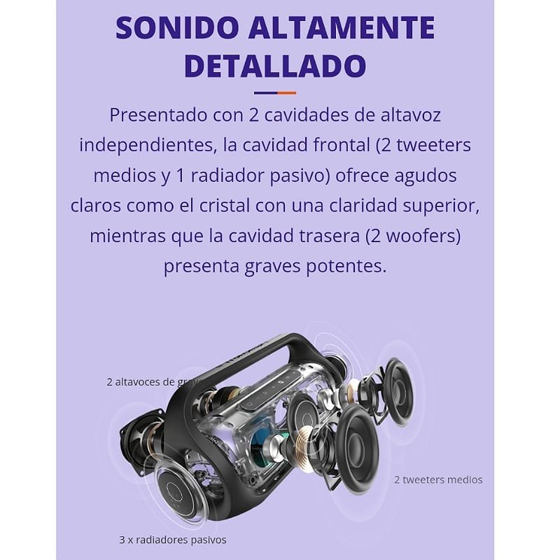 Parlante Tronsmart Bang Mini todo en 1 - Bluetooth Sonido Envolvente Premium 50w