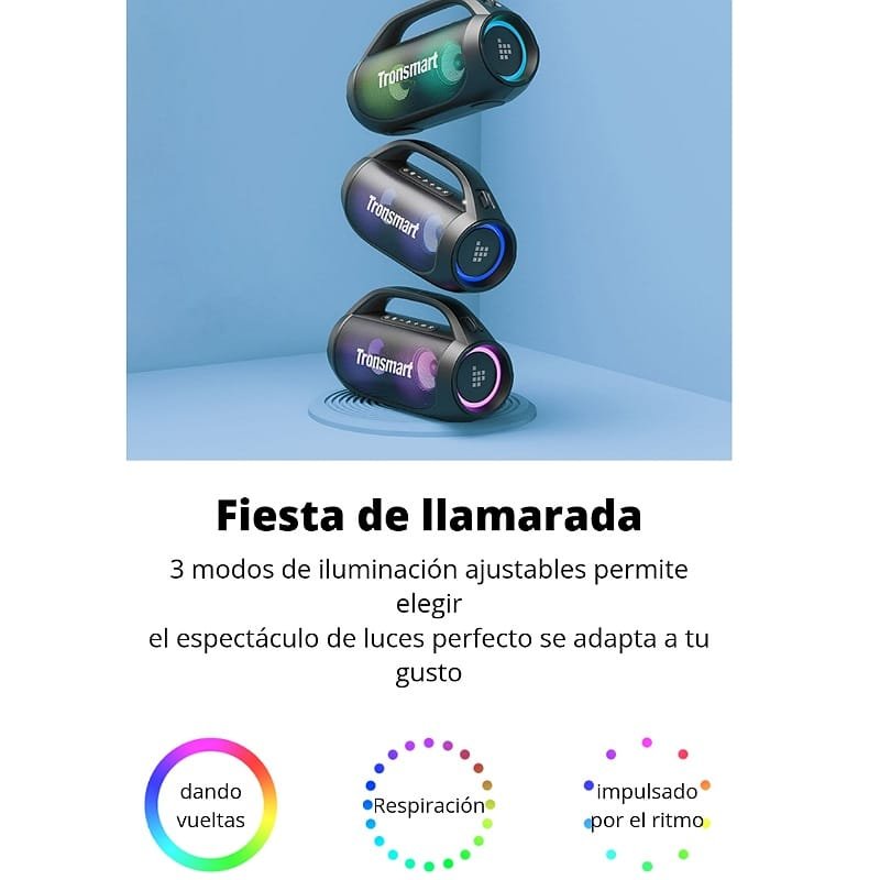 Parlante todo en 1 - Bluetooth Sonido Envolvente Premium - 24 Horas reproduccion