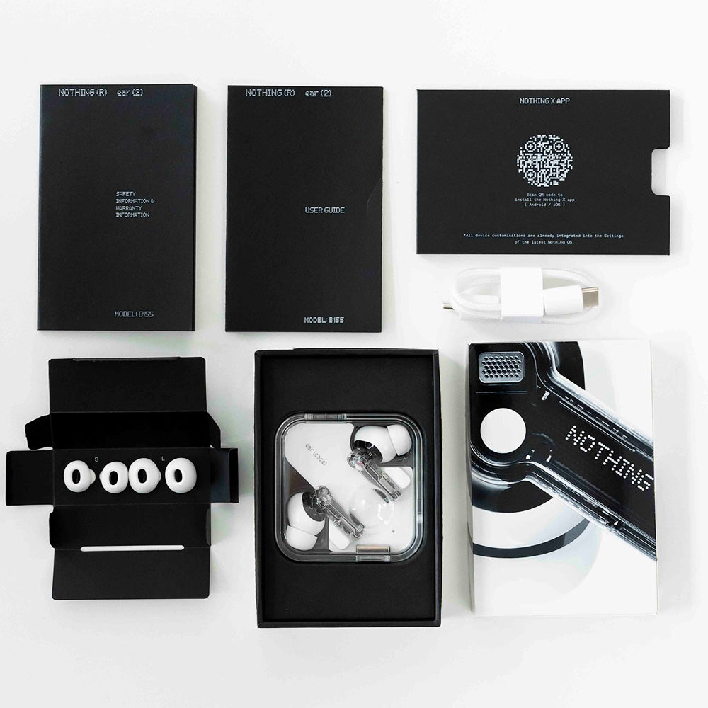 Audifonos Inalambricos NOTHING EAR 2 (OEM) 36 Horas de autonomia