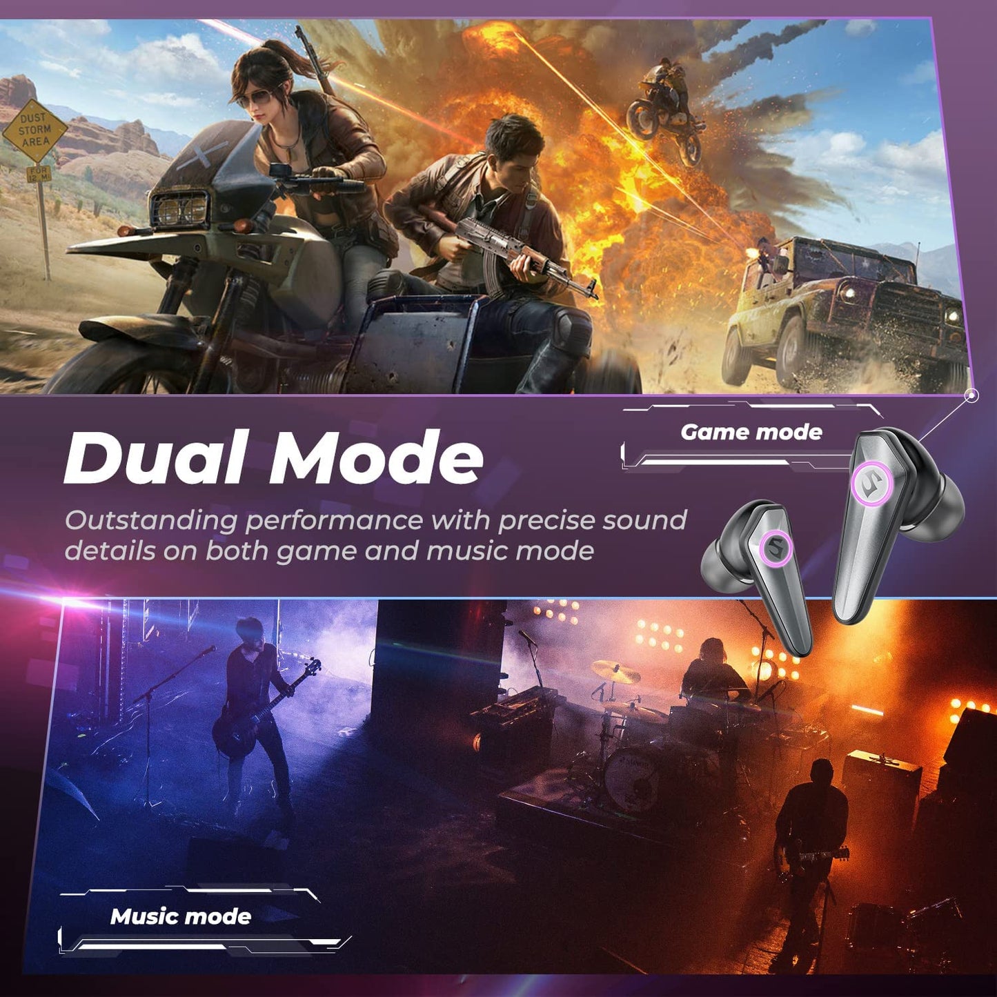 Audifonos Inalambricos Gamer - Calidad Premium