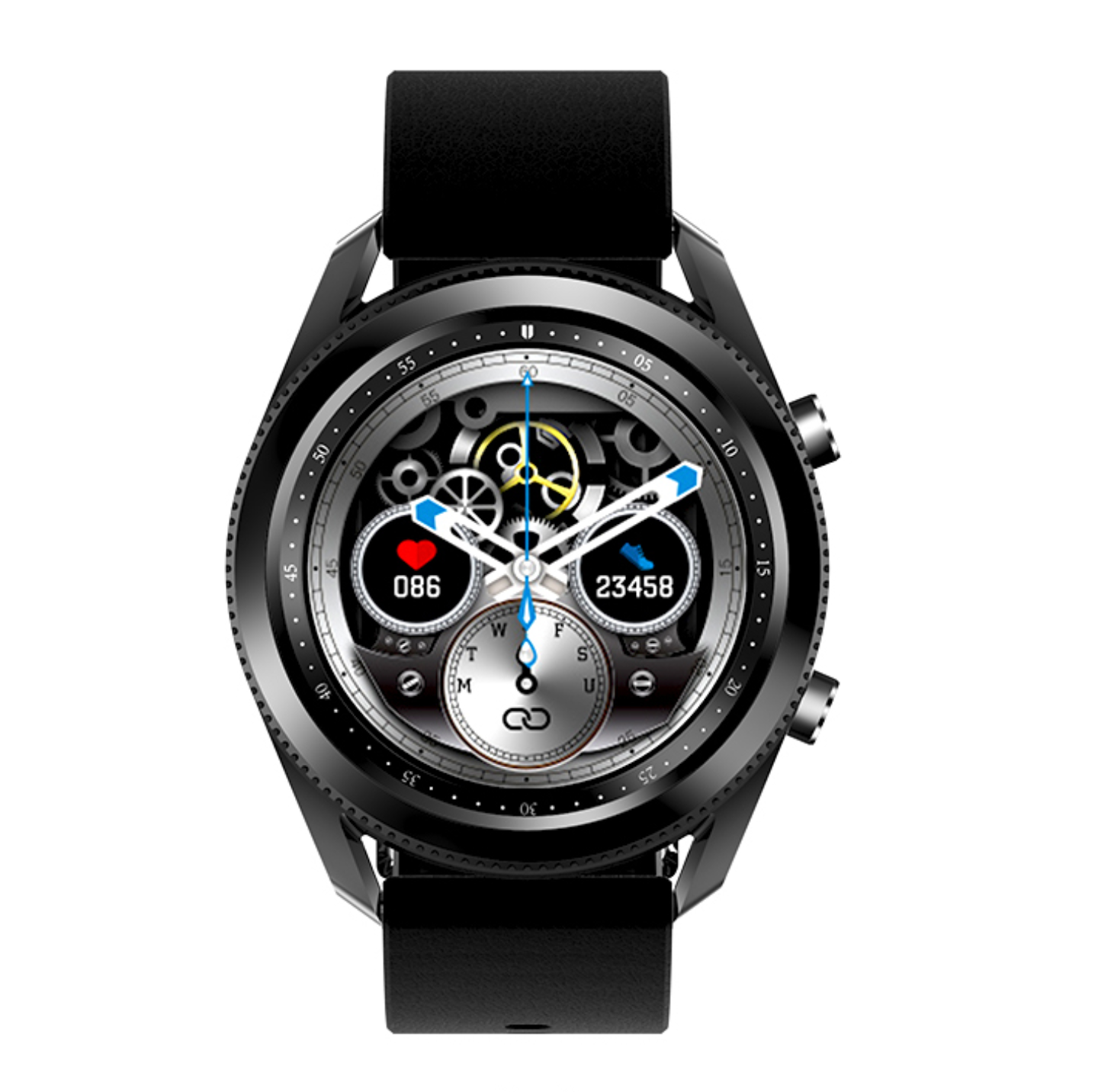 Smartwatch Reloj Inteligente GF5 -Bisel Rotatorio - Ultrafino y Elegante