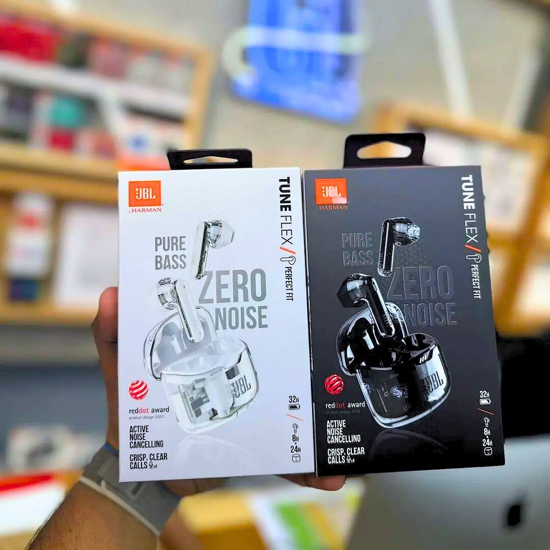 Audifonos Inalambricos JBL TUNE FLEX - Ghost Edition - Cancelacion ruido