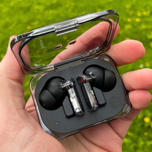 Nothing Ear (a) Auriculares inalambricos - Cancelación de Ruido Activa, Algoritmo de Mejora de Graves - Hasta 9 horas (OEM)