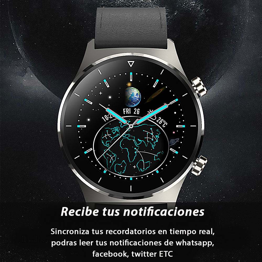 Smarwatch GT2 PRO Premium Reloj Inteligente Ultima Generacion Estilo Huawei - OEM
