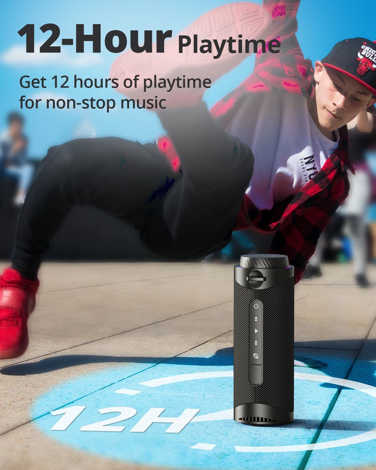 Parlante todo en 1 (T7) - Bluetooth Sonido Envolvente Premium / 12 Horas Reproduccion