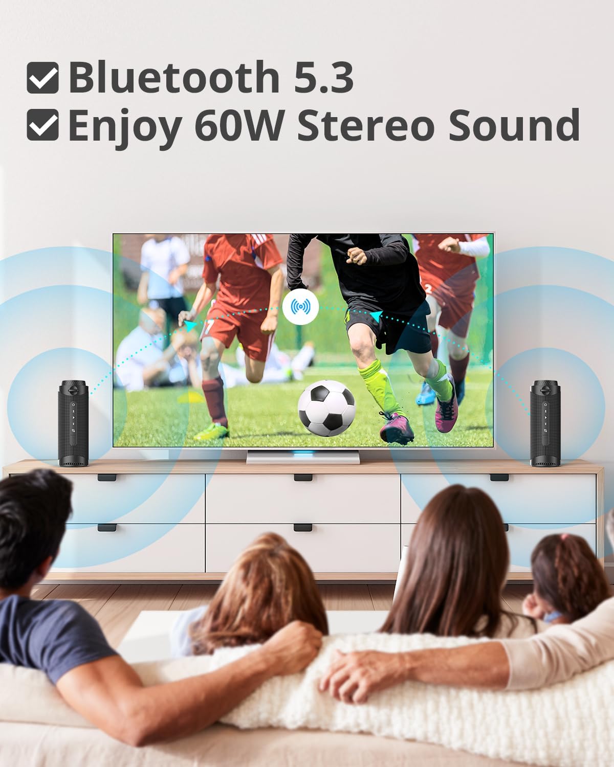 Parlante todo en 1 (T7) - Bluetooth Sonido Envolvente Premium / 12 Horas Reproduccion