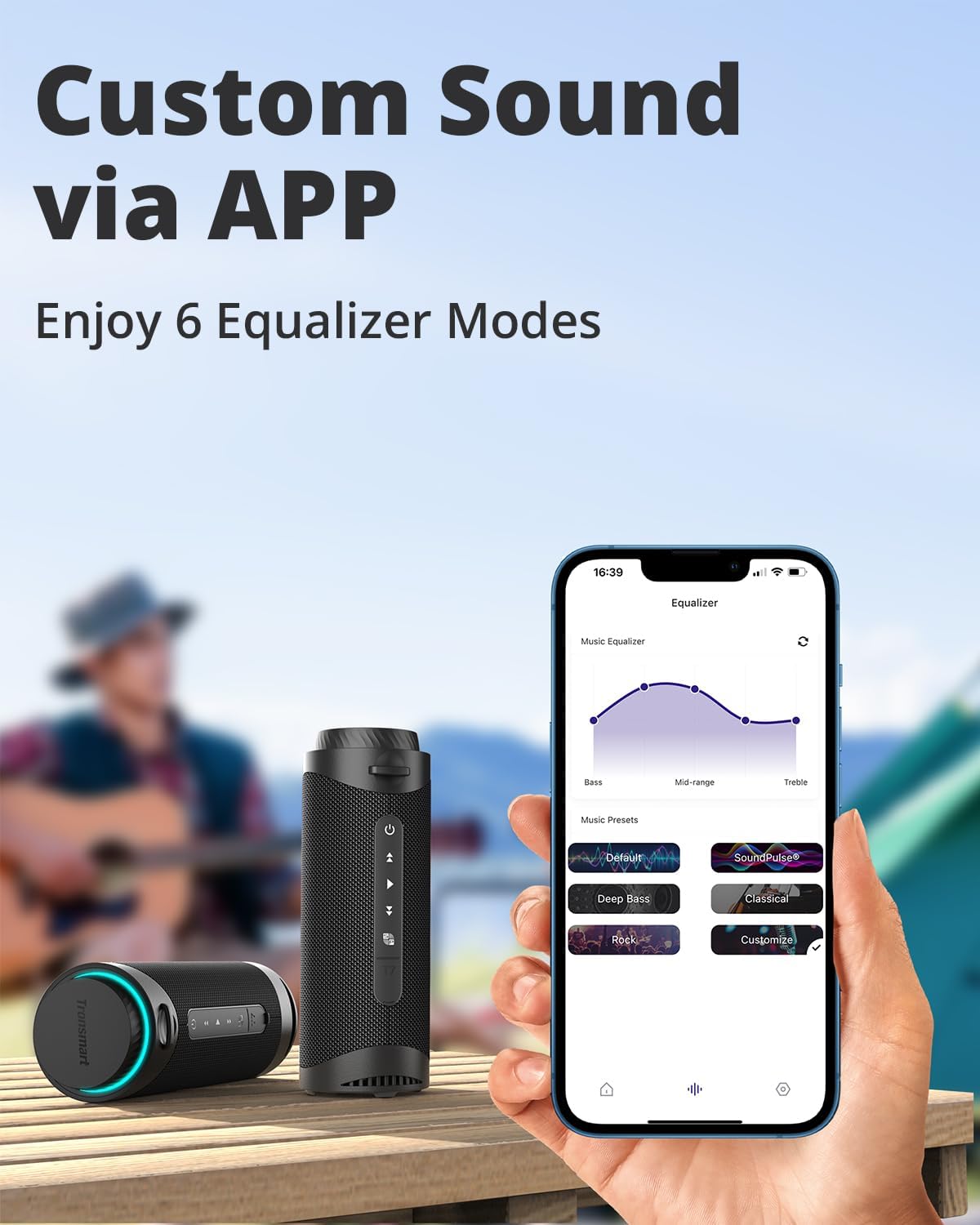 Parlante todo en 1 (T7) - Bluetooth Sonido Envolvente Premium / 12 Horas Reproduccion