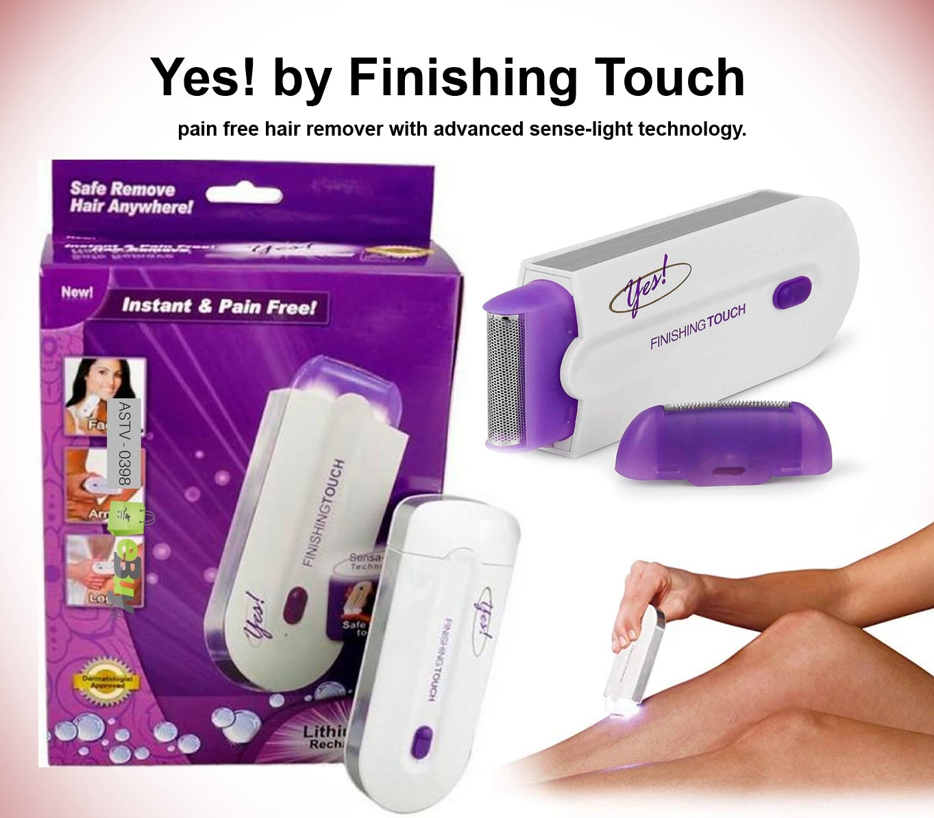 Removedor de vello Sin Dolor para Hombre / Mujer - Depilador Inteligente Premium