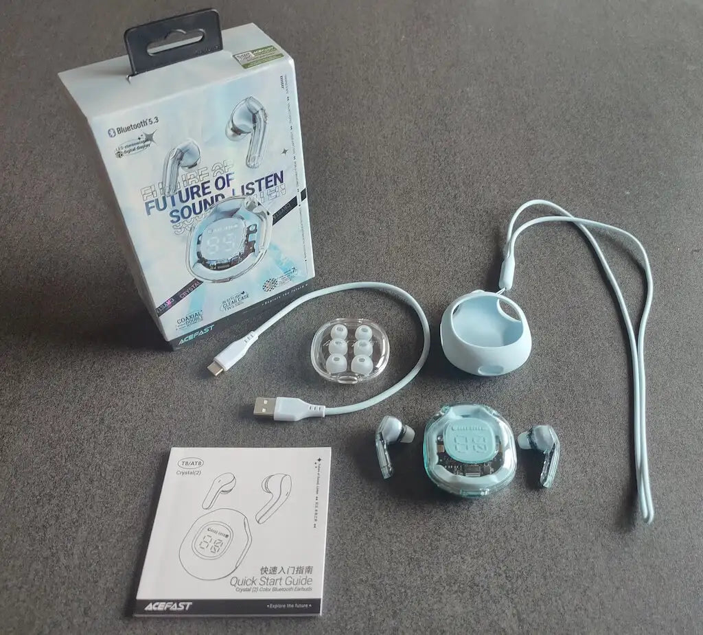 Audifonos Inalambricos  Cristal T8 Premium (AceFast) Premium